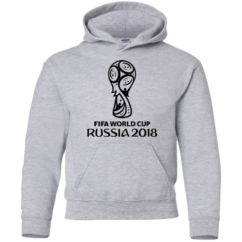 Russia World Cup 2018 Youth Hoodie Sport Grey / YS Sweatshirts - LiteBoy Store