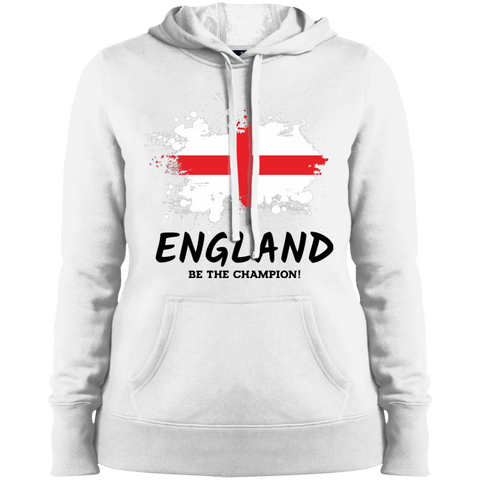 Fifa World Cup England Ladies' Hooded White / X-Small Sweatshirts - LiteBoy Store