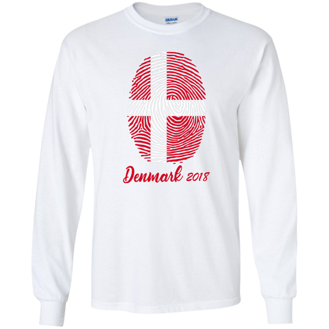 WORLD CUP - DENMARK 2018 Long T-Shirt White / S T-Shirts - LiteBoy Store