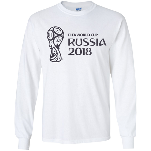 Russia World Cup 2018 Youth Long T-Shirt White / YS T-Shirts - LiteBoy Store