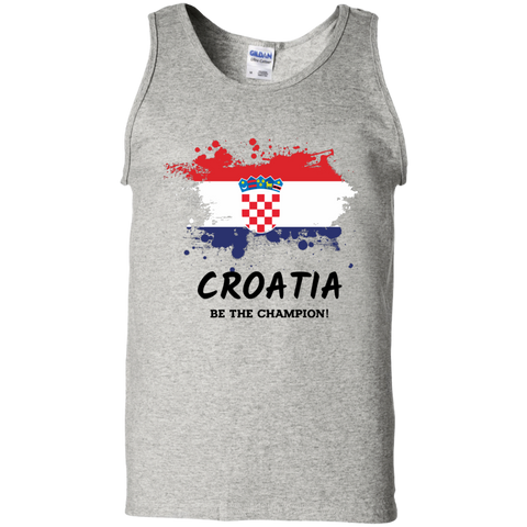 Fifa World Cup 2018 Croatia Tank Top Ash / S T-Shirts - LiteBoy Store