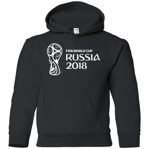 World Cup Russia 2018 Youth Hoodie Black / YS Sweatshirts - LiteBoy Store