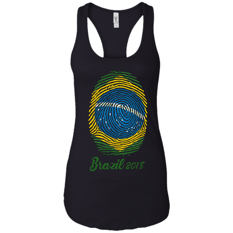 WORLD CUP - BRAZIL 2018 Racerback Tank Black / X-Small T-Shirts - LiteBoy Store