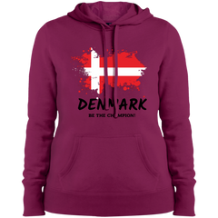 Fifa World Cup 2018 Denmark Ladies' Hooded Sweatshirts - LiteBoy Store