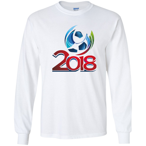 Fifa World Cup Russia 2018 Youth Long T-Shirt White / YS T-Shirts - LiteBoy Store