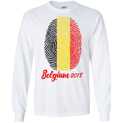 WORLD CUP - BELGIUM 2018 Long T-Shirt White / S T-Shirts - LiteBoy Store