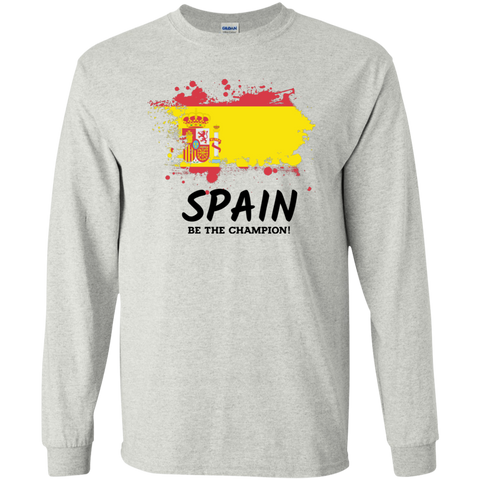 Fifa World Cup 2018 Spain Long T-Shirt Ash / S T-Shirts - LiteBoy Store