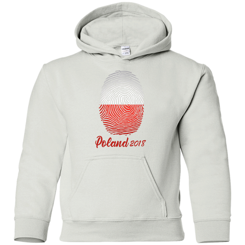 WORLD CUP - POLAND 2018 Youth Hoodie White / YS Sweatshirts - LiteBoy Store