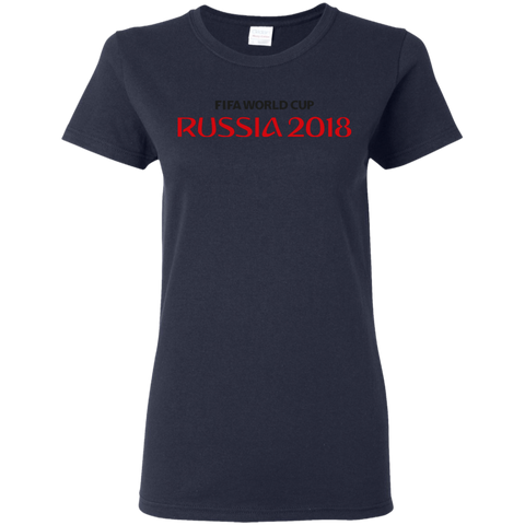 Fifa World Cup Russia Women's T-Shirt Navy / S T-Shirts - LiteBoy Store