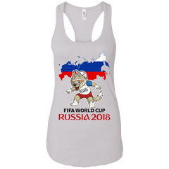 Russia World Cup 2018 Mascot Zabivaka Racerback Tank T-Shirts - LiteBoy Store