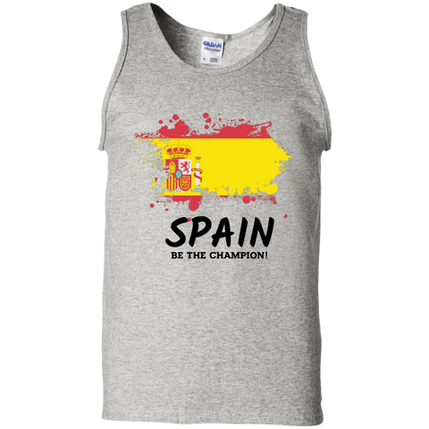 Fifa World Cup 2018 Spain Tank Top Ash / S T-Shirts - LiteBoy Store