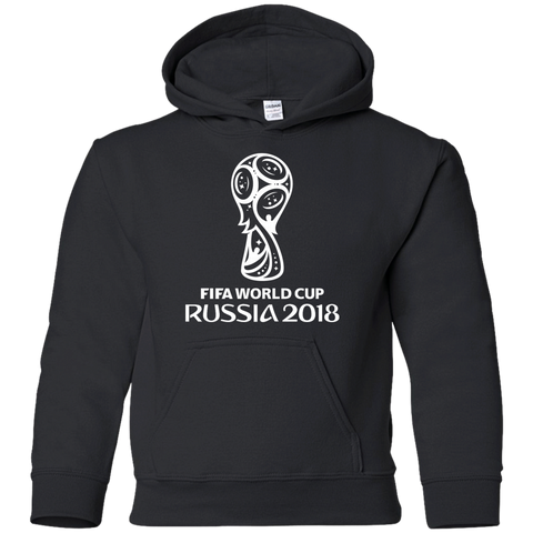 Russia World Cup 2018 Youth Hoodie Black / YS Sweatshirts - LiteBoy Store