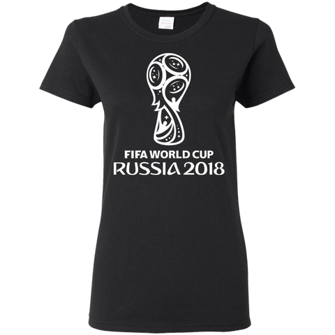 Russia World Cup 2018 Women's T-Shirt Black / S T-Shirts - LiteBoy Store