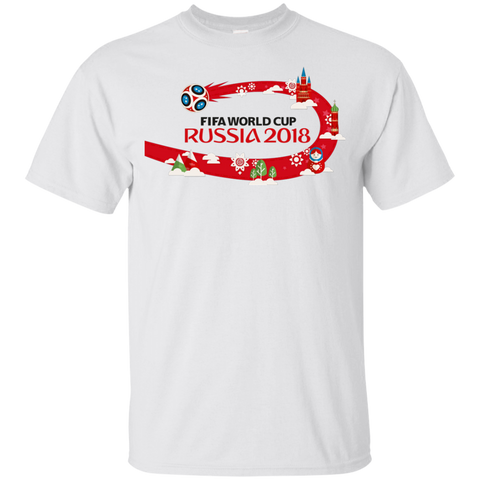 World Cup Russia 2018 Youth T-Shirt White / YXS T-Shirts - LiteBoy Store