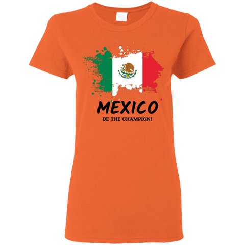 Fifa World Cup 2018 Mexico Women's T-Shirt Orange / S T-Shirts - LiteBoy Store