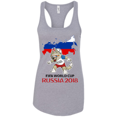 Russia World Cup 2018 Mascot Zabivaka Racerback Tank T-Shirts - LiteBoy Store