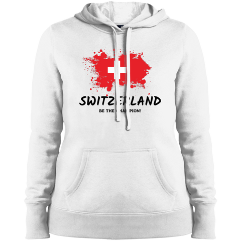 Fifa World Cup 2018 Switzerland Ladies' Hooded White / X-Small Sweatshirts - LiteBoy Store