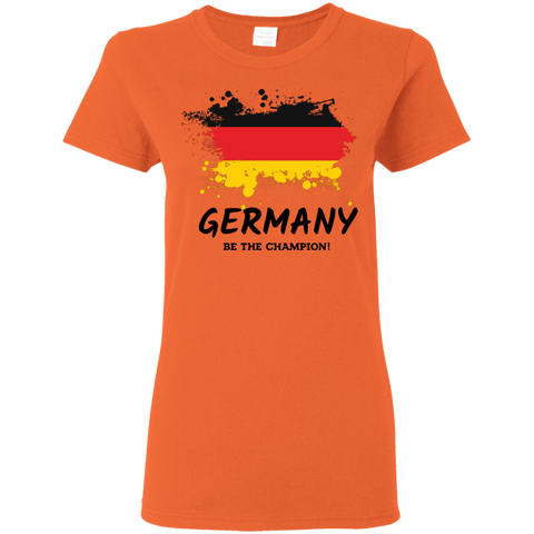 Fifa World Cup 2018 Germany Women's T-Shirt Orange / S T-Shirts - LiteBoy Store