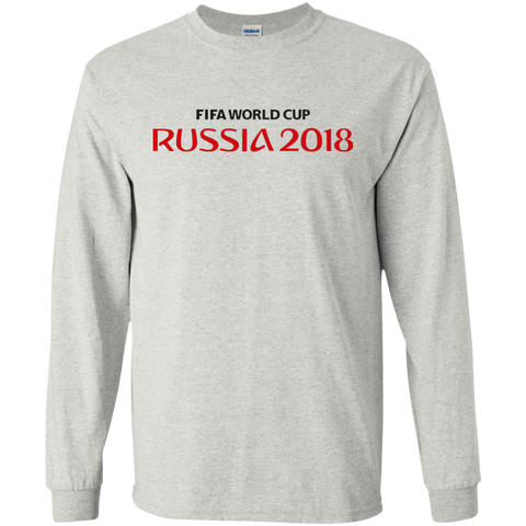 Fifa World Cup Russia Long T-Shirt Ash / S T-Shirts - LiteBoy Store