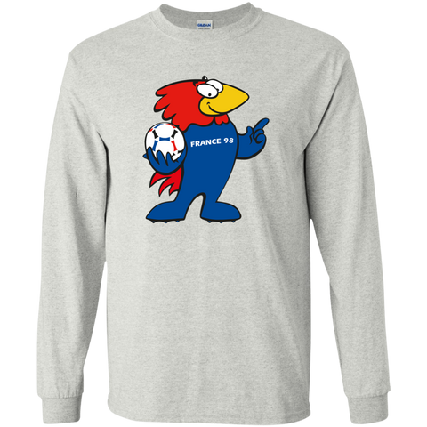 Footix World Cup France 98 Long T-Shirt Ash / S T-Shirts - LiteBoy Store