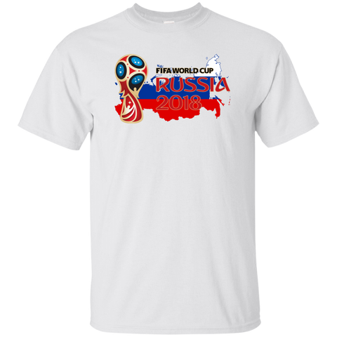 Russia World Cup 2018 Youth T-Shirt White / YXS T-Shirts - LiteBoy Store