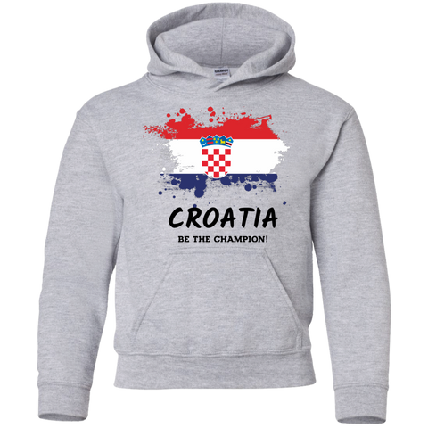 Fifa World Cup 2018 Croatia Youth Hoodie Sport Grey / YS Sweatshirts - LiteBoy Store