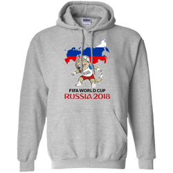 Russia World Cup 2018 Mascot Zabivaka Hoodie