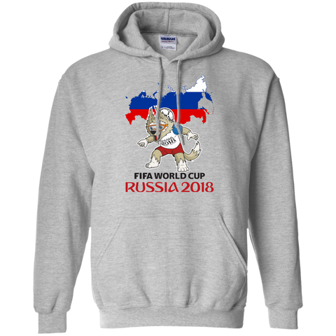 Russia World Cup 2018 Mascot Zabivaka Hoodie Sport Grey / S Sweatshirts - LiteBoy Store