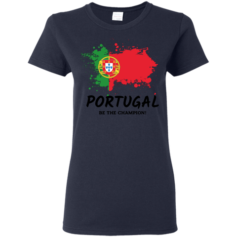Fifa World Cup 2018 Portugal Women's T-Shirt Navy / S T-Shirts - LiteBoy Store