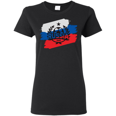 World Cup Russia 2018 Women's T-Shirt Black / S T-Shirts - LiteBoy Store