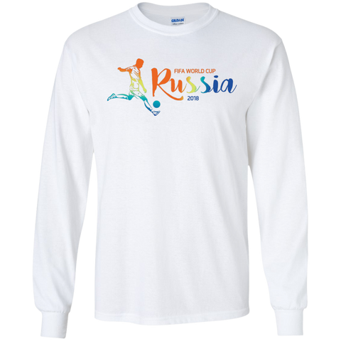 Fifa World Cup 2018 Russia Long T-Shirt White / S T-Shirts - LiteBoy Store