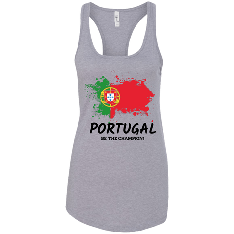 Fifa World Cup 2018 Portugal Racerback Tank Heather Grey / X-Small T-Shirts - LiteBoy Store