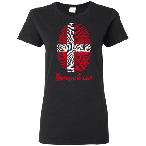 WORLD CUP - DENMARK 2018 Women's T-Shirt Black / S T-Shirts - LiteBoy Store