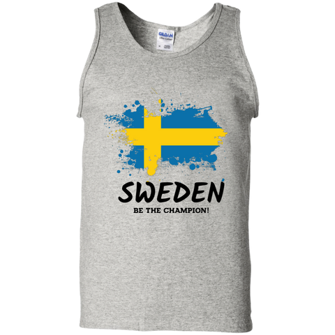 Fifa World Cup 2018 Sweden Tank Top Ash / S T-Shirts - LiteBoy Store