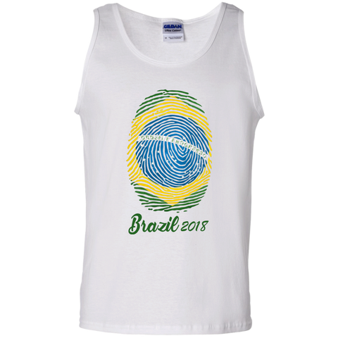 WORLD CUP - BRAZIL 2018 Tank Top White / S T-Shirts - LiteBoy Store