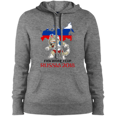 Russia World Cup 2018 Mascot Zabivaka Ladies' Hooded Sweatshirts - LiteBoy Store