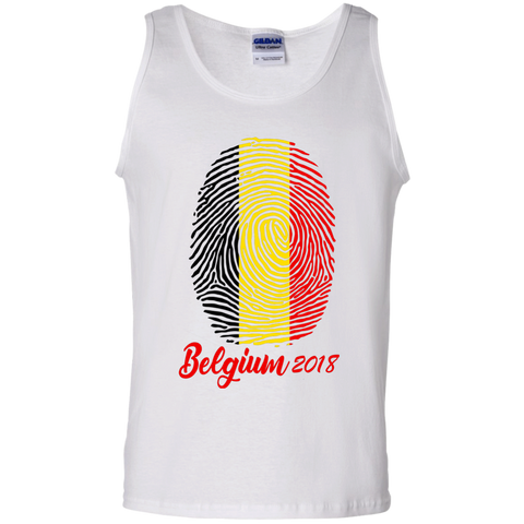 WORLD CUP - BELGIUM 2018 Tank Top White / S T-Shirts - LiteBoy Store