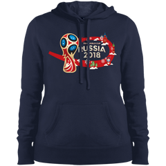 2018 FIFA World Cup Russia Ladies' Hooded Sweatshirts - LiteBoy Store