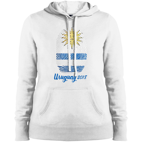 WORLD CUP - URUGUAY 2018 Ladies' Hooded White / X-Small Sweatshirts - LiteBoy Store