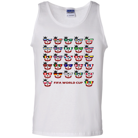 FIFA WORLD CUP 2018 - Country Tank Top White / S T-Shirts - LiteBoy Store