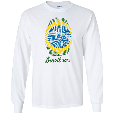 WORLD CUP - BRAZIL 2018 Long T-Shirt White / S T-Shirts - LiteBoy Store