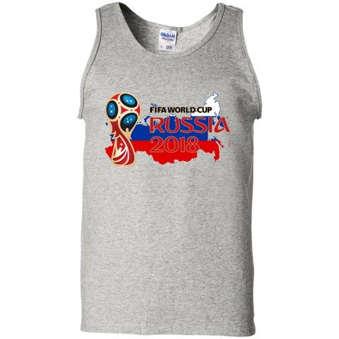 Russia World Cup 2018 Tank Top Ash / S T-Shirts - LiteBoy Store