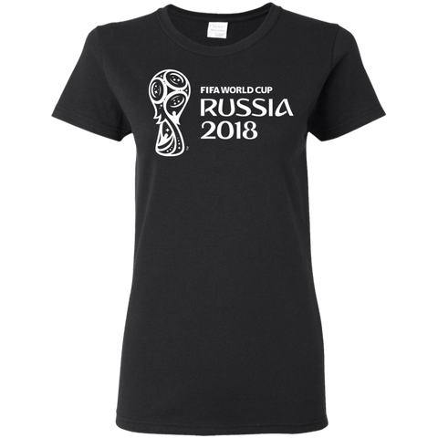 World Cup Russia 2018 Women's T-Shirt Black / S T-Shirts - LiteBoy Store