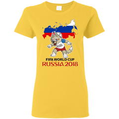 Russia World Cup 2018 Mascot Zabivaka Women's T-Shirt T-Shirts - LiteBoy Store