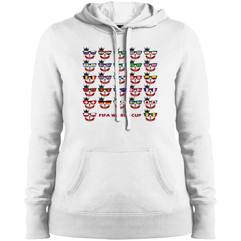 FIFA WORLD CUP 2018 - Country Ladies' Hooded White / X-Small Sweatshirts - LiteBoy Store
