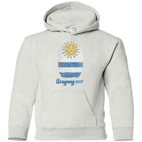 WORLD CUP - URUGUAY 2018 Youth Hoodie White / YS Sweatshirts - LiteBoy Store