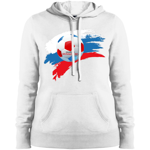 Fifa World Cup Russia 2018 Ladies' Hooded White / X-Small Sweatshirts - LiteBoy Store