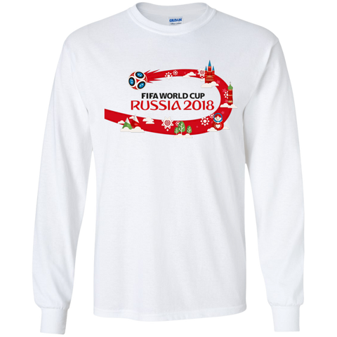 World Cup Russia 2018 Youth Long T-Shirt White / YS T-Shirts - LiteBoy Store