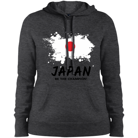 Fifa World Cup 2018 Japan Ladies' Hooded Graphite Heather / X-Small Sweatshirts - LiteBoy Store