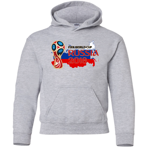 Russia World Cup 2018 Youth Hoodie Sport Grey / YS Sweatshirts - LiteBoy Store